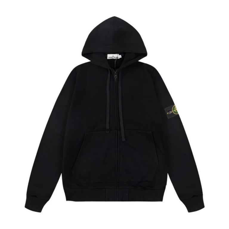 Stone Patch Black Jacket